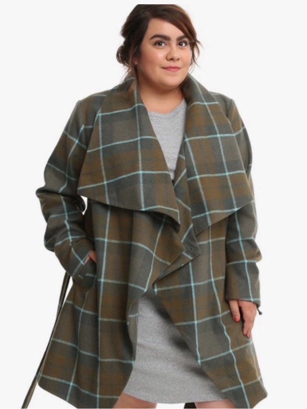 🏴󠁧󠁢󠁳󠁣󠁴󠁿❤️NWT OUTLANDER Mackenzie Tartan Wrap Coat, Size 3 (Women’s size 22/24)